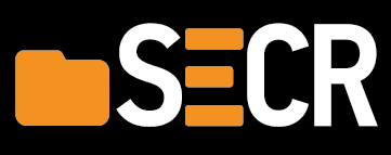 secr logo - black background